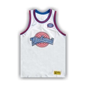 Nike Kids Space Jam A New‎ Legacy Tune Squad Jersey White LeBron James Large L